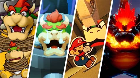 Evolution Of Bowser Being Rescued By Mario YouTube