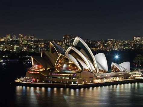 Sydney Opera House Night Wallpaper 1600x1200
