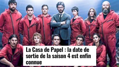 La saison 4 d'elite se fera sans cinq acteurs du casting original. La Casa de Papel : la date de sortie de la saison 4 est ...