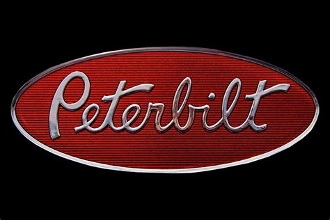 Peterbilt Emblem Black Photograph By Nick Gray Pixels Merch