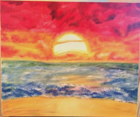 Sunset Over Sea By Inklanation On Deviantart