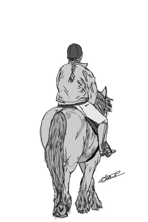 Horse And Rider Sketch By Thelastsmile09 On Deviantart