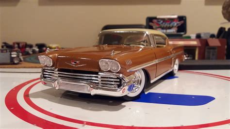 Gallery Pictures Amt 1958 Chevy Impala Molded In Gold Plastic Model Car