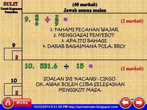 Perpuluhan untuk 'tuhan', atau pendeta.? Soalan Bahagi Perpuluhan Tahun 4 - Resepi Ayam f