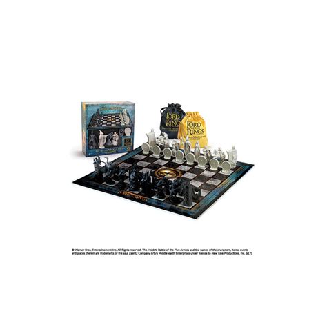 Noble Collection Lord Of The Rings Chess Set Battle For Middle Earth