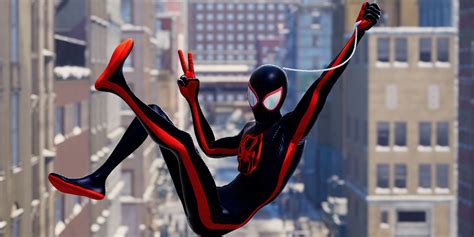New Across The Spider Verse Spider Man Miles Morales Suit Sexiezpicz
