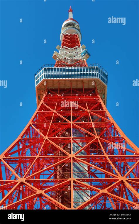 Tokyo Tower In The Minato District Tokyo Japan Stock Photo Alamy
