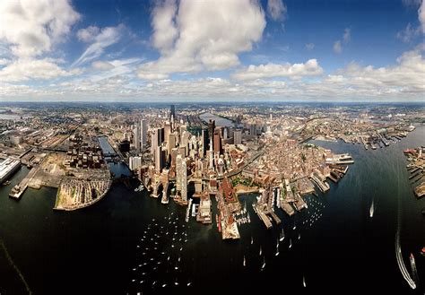 Aerial View Of A Cityscape Boston Photograph By Panoramic Images Pixels