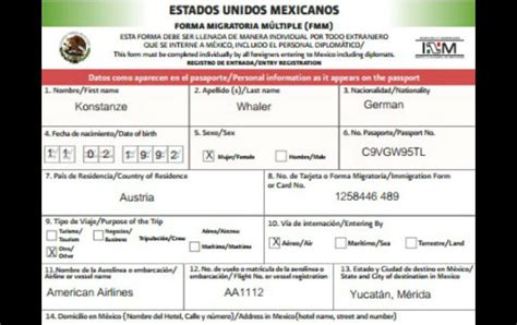 Nuevo Formato Migratorio Electrónico Facilita Entrada A México El