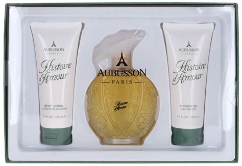 Histoire Damour By Aubusson For Women Set Edtbody Lotionshowe Gel 343434 Palm Beach