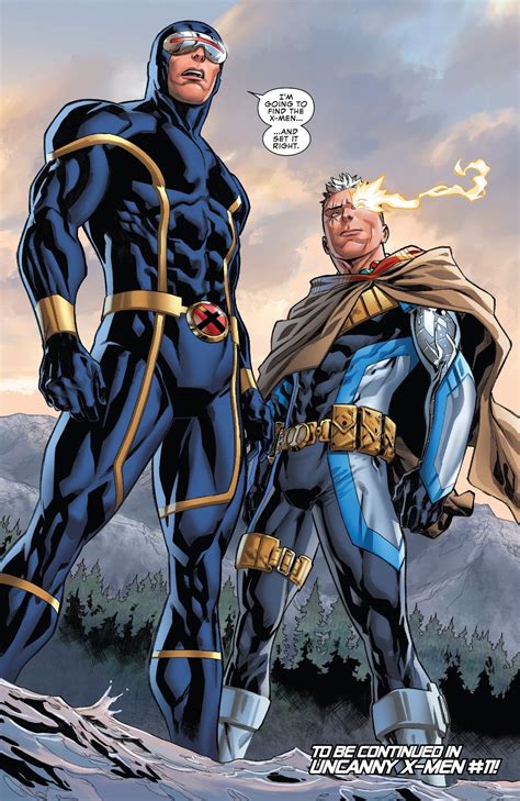 Cyclops And Kid Cable Uncanny X Men Vol 5 1 Comicnewbies