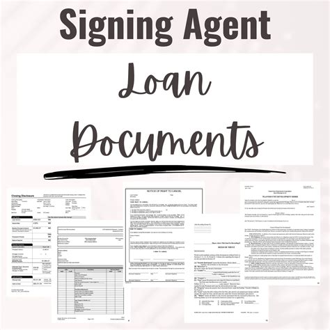 loan signing agent sample loan documents sample loan documents for mobile notaries signing agent