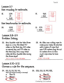 Go math grade 4 answer key. Go Math! Chapter 3 Test/Review with Answer Key by CU ...