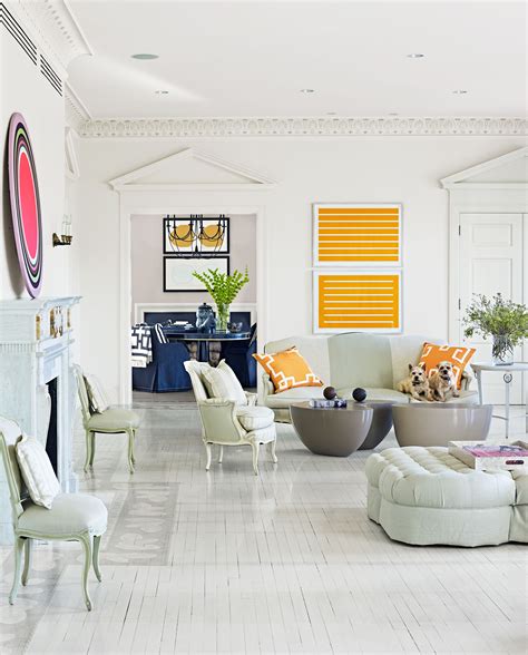 How To Add Color An All White Living Room
