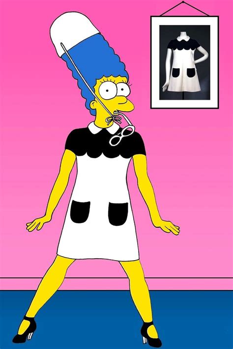 Marge Simpson Models Historys Most Iconic Dresses Marge Simpson My