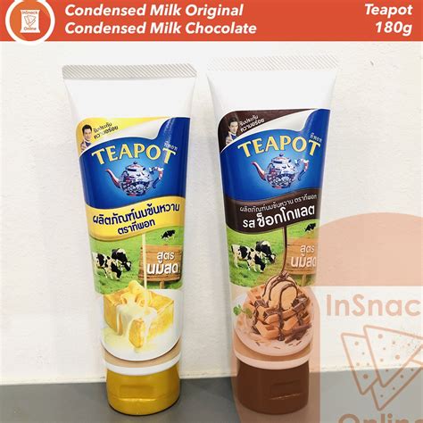 Well you're in luck, because here they come. Halal Thailand Chocolate Coklat Teapot Condensed Milk Tube ...