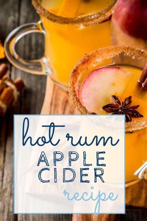 Hot Apple Cider Spiked With Rum Recipe Hot Apple Cider Spiked Spiked Cider Recipes Hot