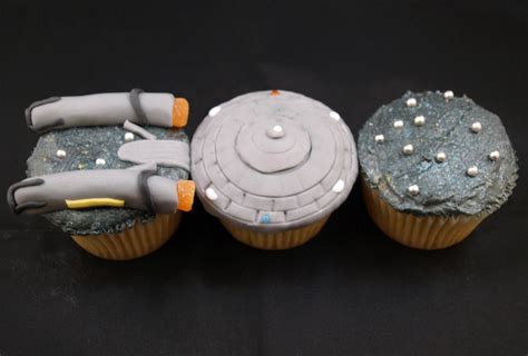 Star Trek Cupcakes Uss Enterprise And Space By Sparks1992 On Deviantart