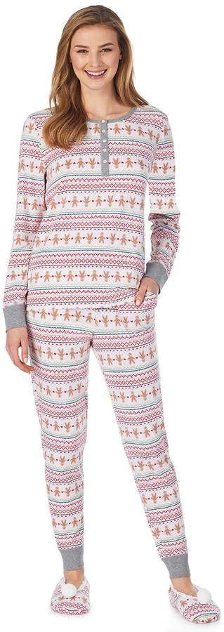Cuddl Duds Womens 3 Piece Pajama Set Cuddl Duds Petite Short