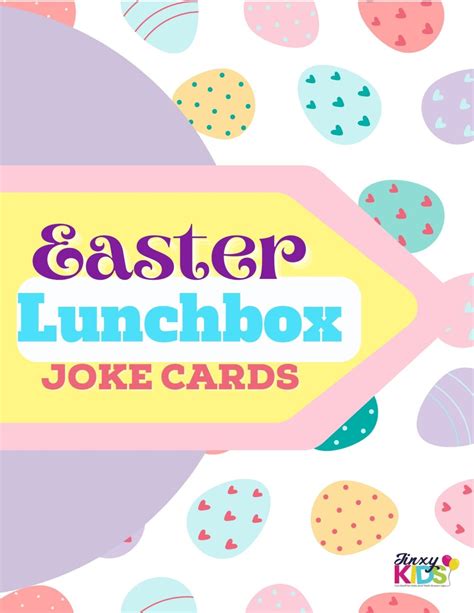 Free Printable Easter Lunchbox Notes Jinxy Kids