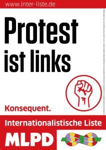 Plakate für Wahlkämpfe 2017 Internationalistische Liste MLPD