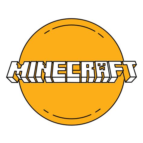 Game Gaming Logo Minecaft Orange Icon Free Download