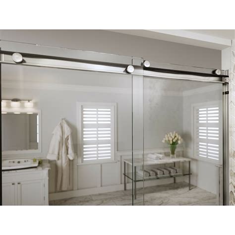 Shower curtains vs glass shower doors enclosures hausera. Basco Rotolo 48" X 76" Bypass Semi-Frameless Shower Door ...