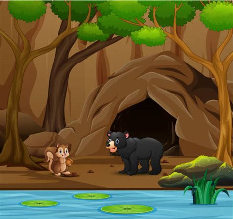 Best Bear Cave Illustrations Royalty Free Vector Graphics And Clip Art