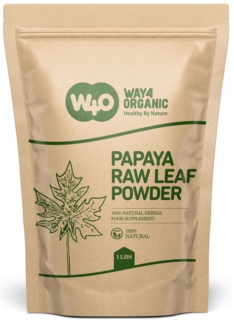Papaya Leaf Powder 16 Ounces1 Pound Dried From Fresh Green Etsy