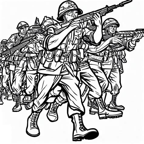 Desenhos De Soldados Do Ex Rcito Para Colorir E Imprimir