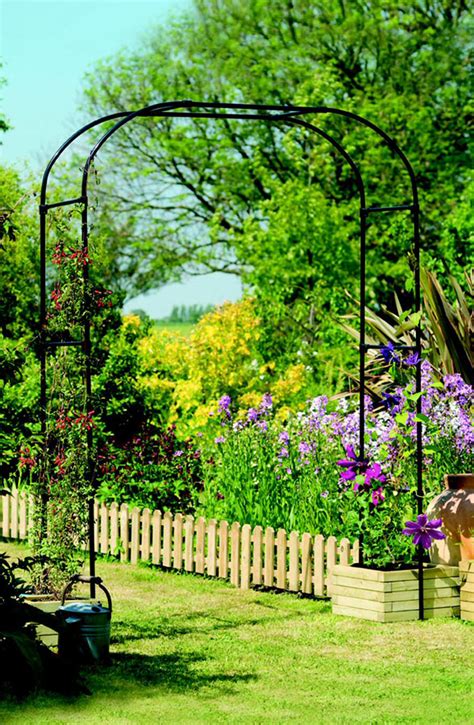 Uk Garden Supplies Extra Wide Metal Garden Arch