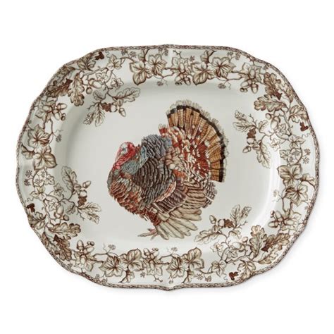 Wash and separate the kale or endive leaves. Plymouth Turkey Extra Large Serving Platter | Williams Sonoma