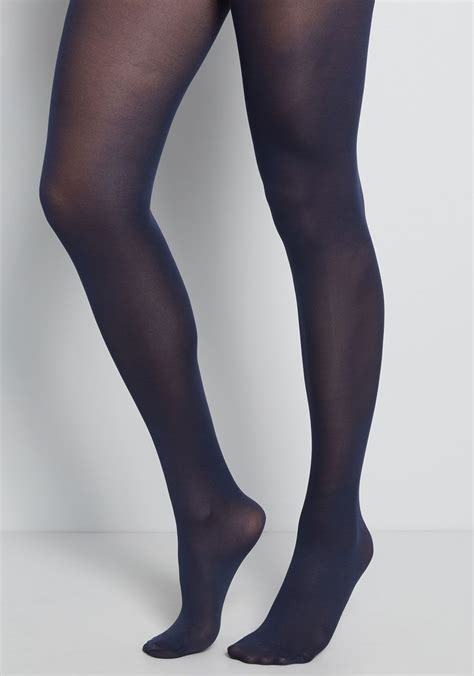 Layer It On Tights In Navy Navy Modcloth Navy Blue Tights Blue