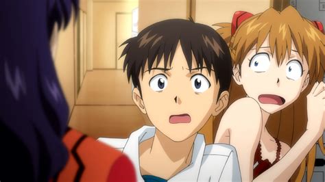 Image Shinji And Asuka Rebuild 01png Evangelion Fandom Powered