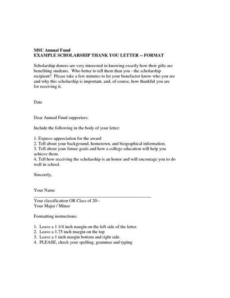 Collection of most popular forms in a given sphere. Scholarship Thank You Letter - Scholarship Thank You ...