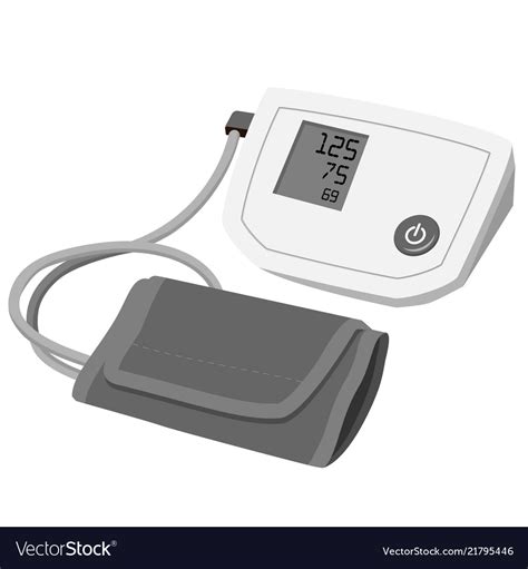 Blood Pressure Monitor Royalty Free Vector Image