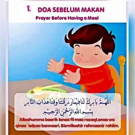 Download doa makan apk 3.0 for android. Gambar اداب الطعام oleh Najla Hassan Ali | Doa, Agama, Anak