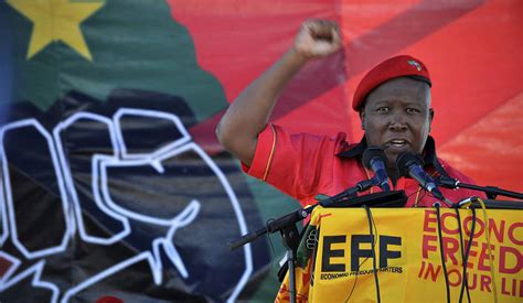 The Founding Of The Economic Freedom Fighters Eff South African History Online