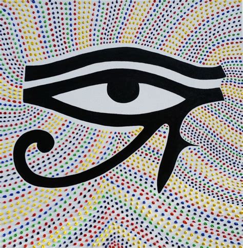 Third Eye Original Abstract Painting 2015 Acrylic