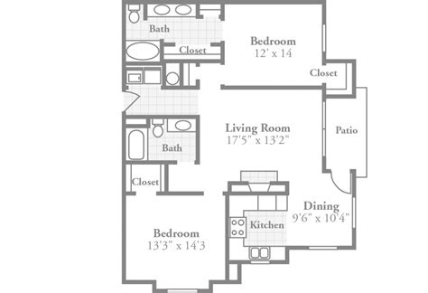New house floor plan with dimension: Phoenix Style Apartment | Crowne at The Summit: Stylish ...