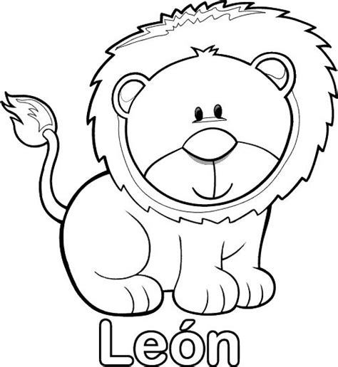 Animales para colorear Animales salvajes para colorear, Animales
