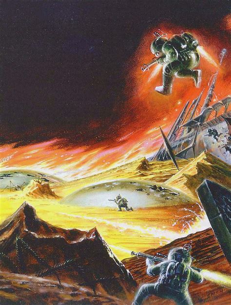 Ed Emshwiller Starship Troopers Pulp Science Fiction Science Art