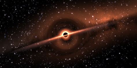 Hd Wallpaper Supermassive Black Hole Black Holes Space Stars