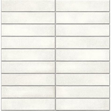 A Street Midcentury Modern White Brick Wallpaper 2540