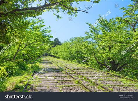 Disused Train Tracks Keage Incline Kyoto Stock Photo 743434402