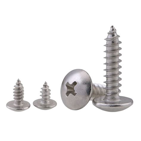 Truss Head Self Tapping Screws Stainless Steel 304 Phillips M29 M48