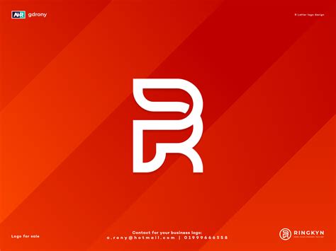 R Letter Logo By Gdrony Logo Designer On Dribbble