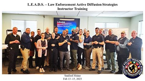 Me Law Enforcement Active De Escalation Strategies Instructor
