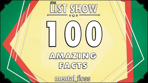 mental floss shares one hundred incredible trivia tastic facts fun facts how to memorize