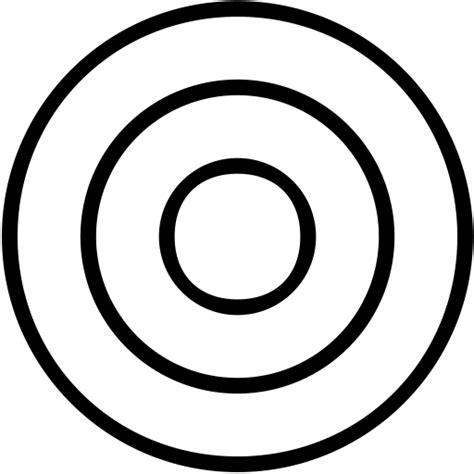 Aim Target Bullseye Goal Circle Icon